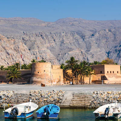 Vista de costa en Oman