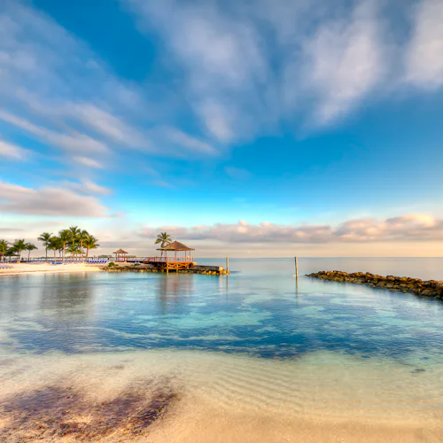 Playa en las Bahamas