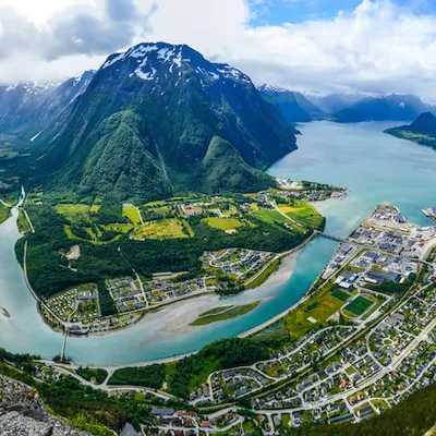 Vista Noruega Norte de Europa